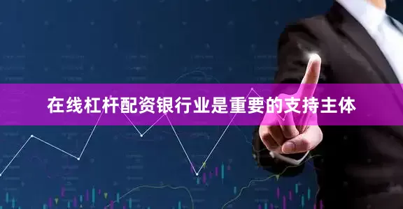 在线杠杆配资银行业是重要的支持主体